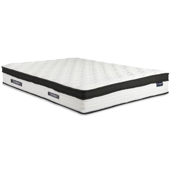 Product photograph of Silvis Cloud Pocket Sprung Double Mattress In White from Furniture in Fashion