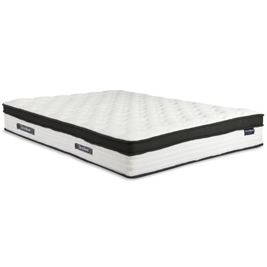 Product photograph of Silvis Cloud Pocket Sprung King Size Mattress In White from Furniture in Fashion