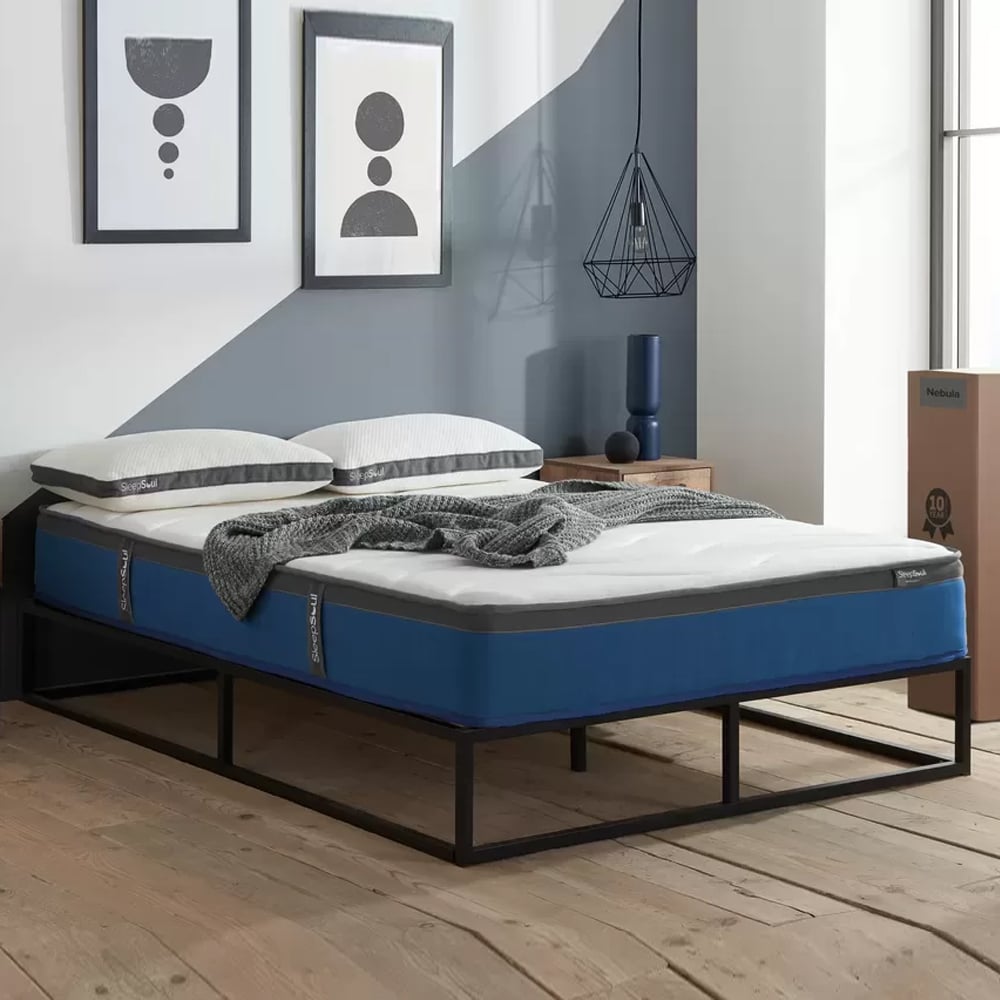 Silvis Fabric King Size Mattress In White
