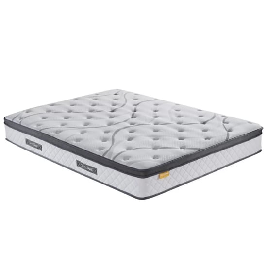Product photograph of Silvis Heaven Coolgel Double Mattress In White from Furniture in Fashion