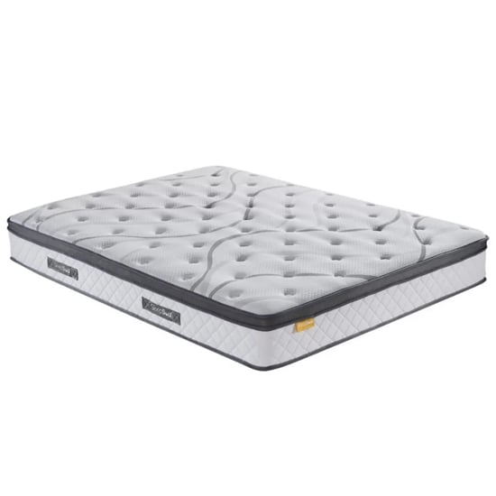 Product photograph of Silvis Heaven Coolgel Super King Size Mattress In White from Furniture in Fashion