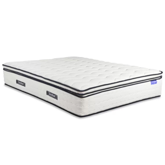 Product photograph of Silvis Space Pocket Sprung King Size Mattress In White from Furniture in Fashion