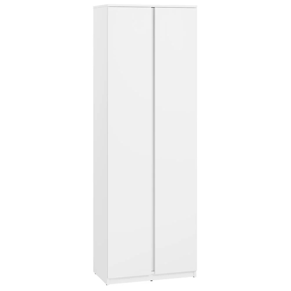 Silvis Tall Wooden Hallway Storage Cabinet With 2 Doors In White