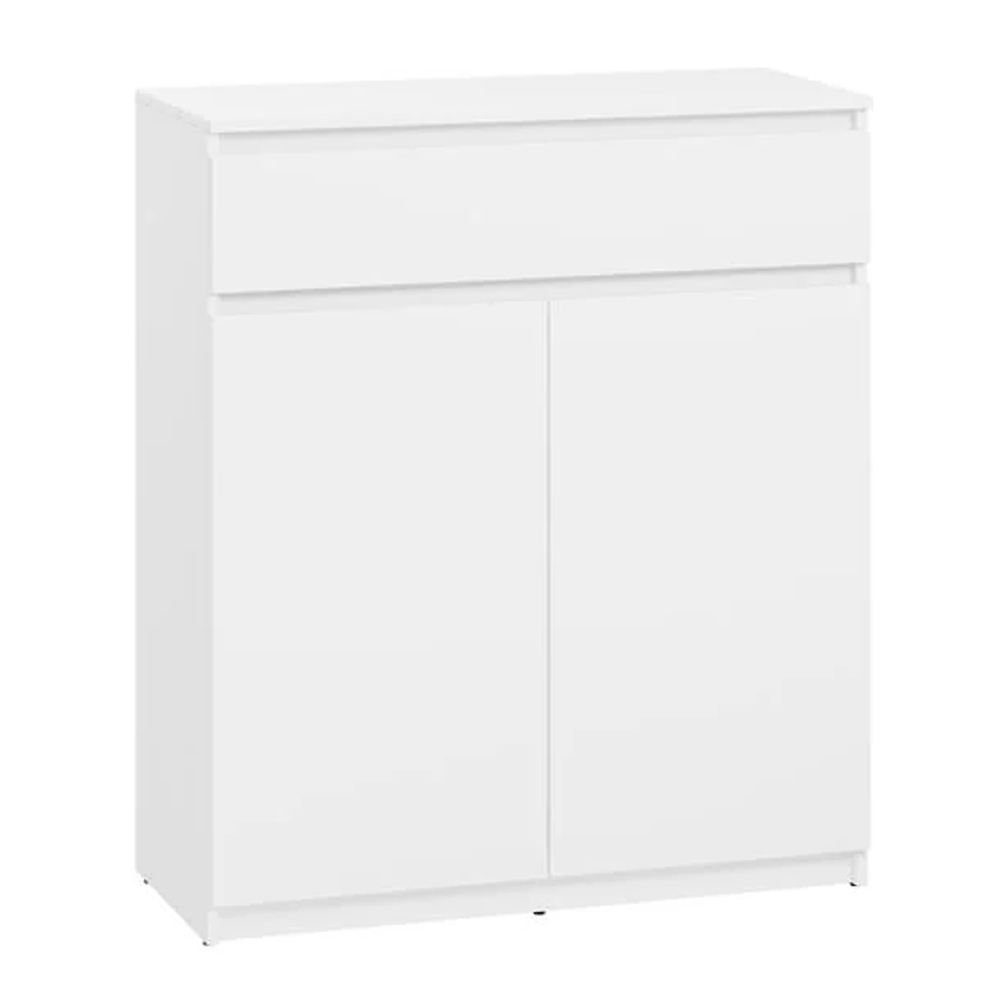 Silvis Wide Wooden Hallway Storage Cabinet With 2 Doors In White