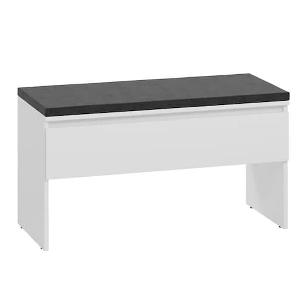 Silvis Wooden Hallway Seating Bench In White