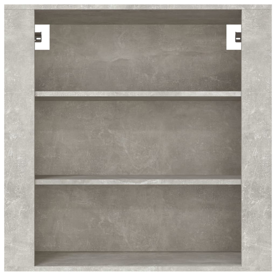 Silvis Wooden Wall Shelving Unit In Concrete Effect