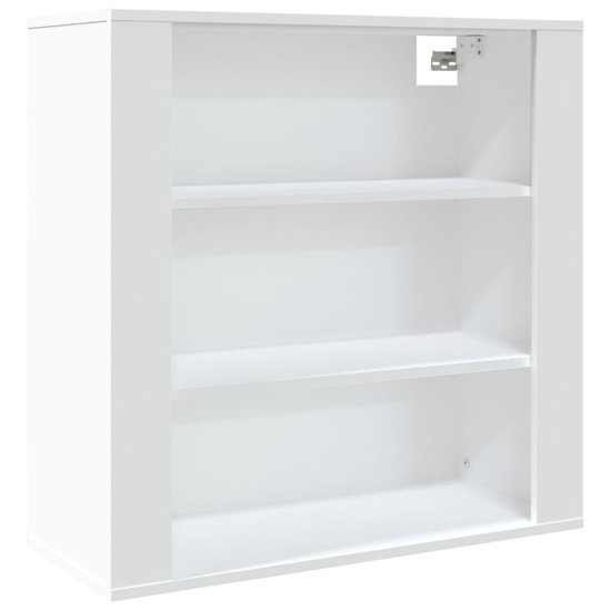Silvis Wooden Wall Shelving Unit In White