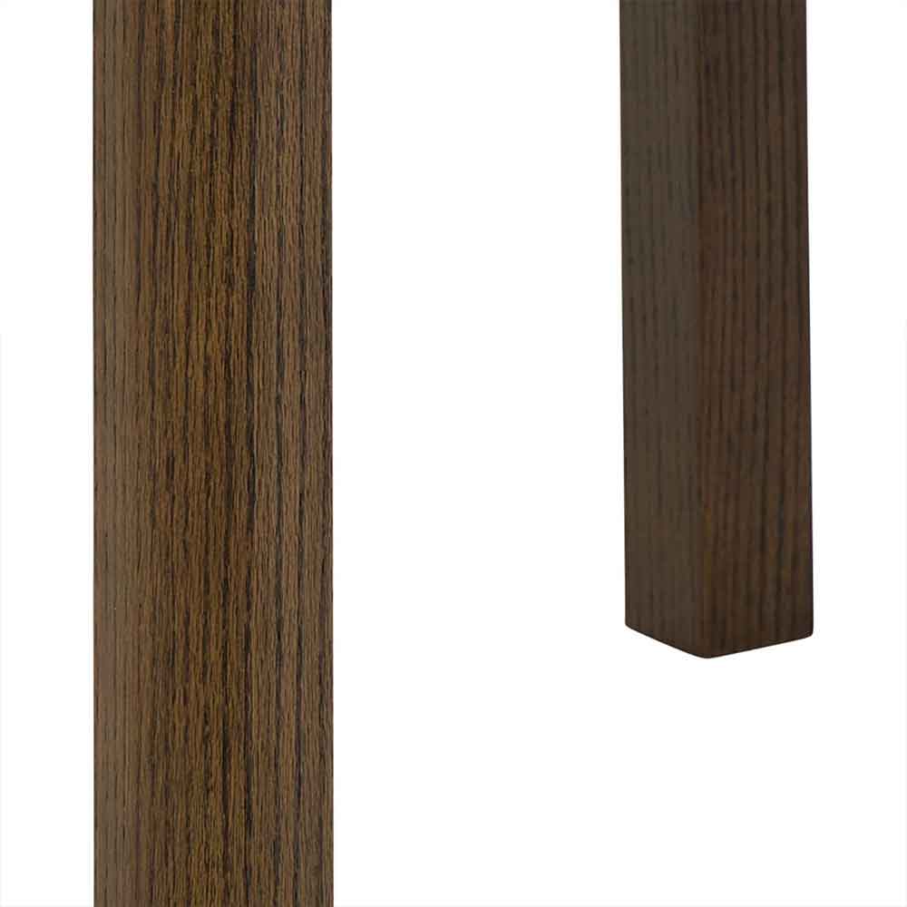 Simcoe Ceramic Top Round Dining Table In Smoked Oak