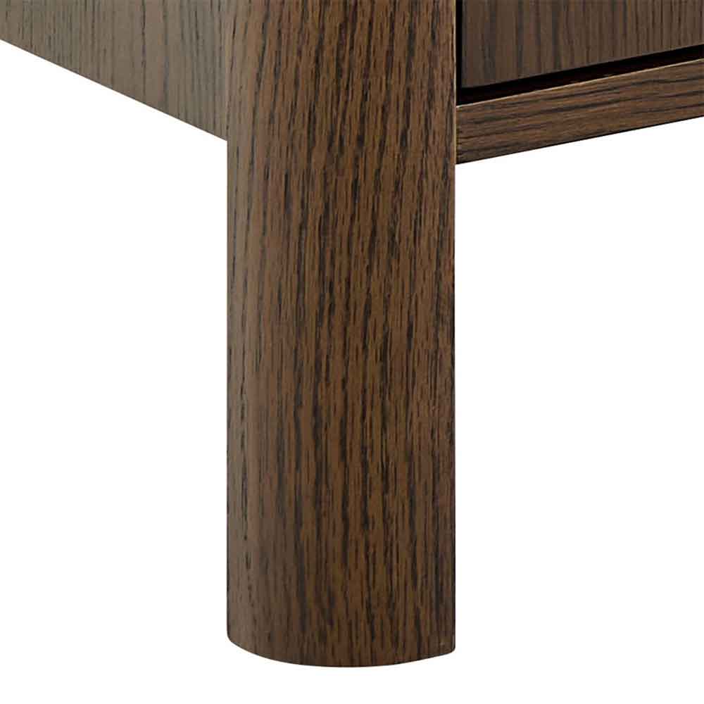 Simcoe Ceramic Top Sideboard With 2 Doors 2 Drawers In Smoked Oak