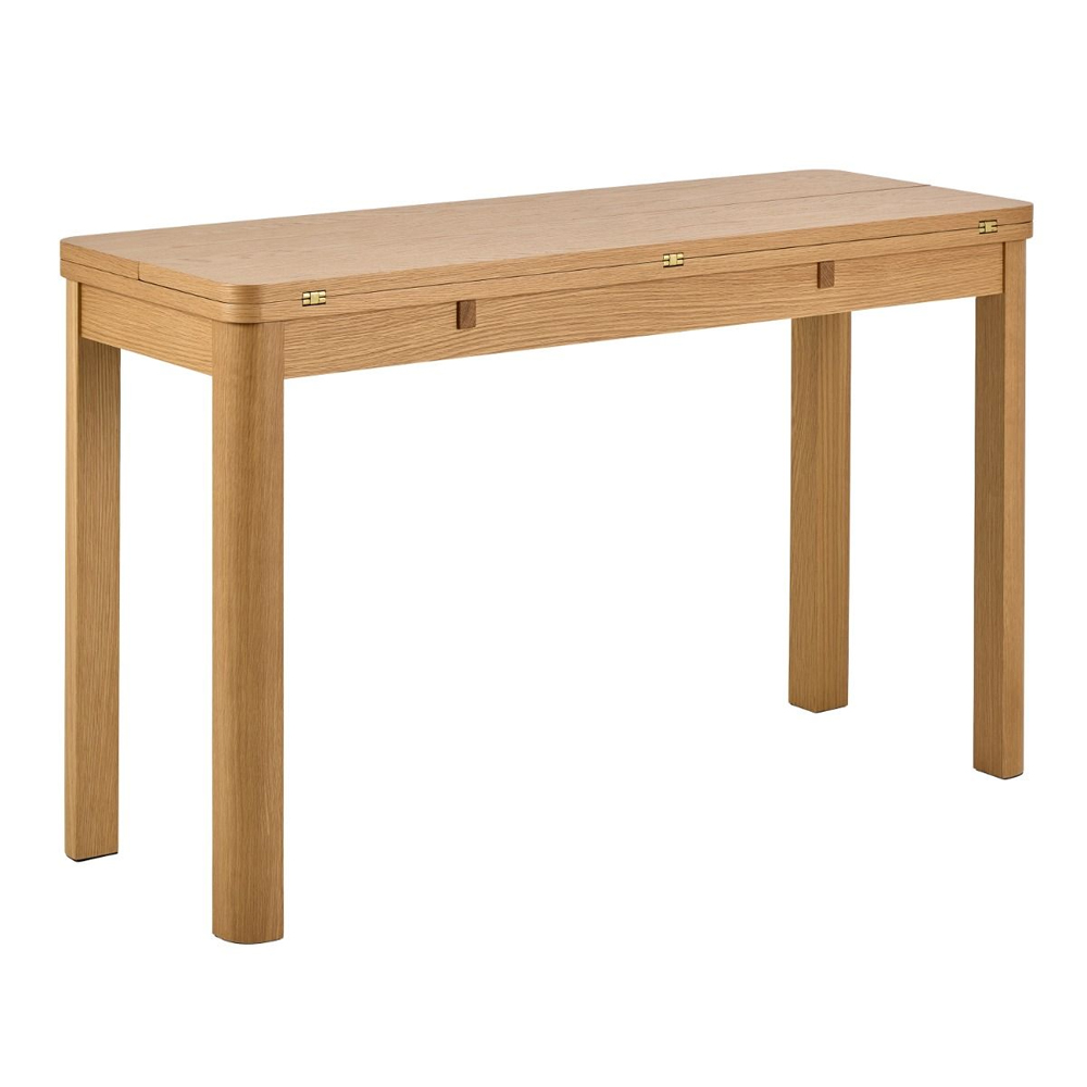 Simcoe Wooden Extending Dining Table In Matt Oak