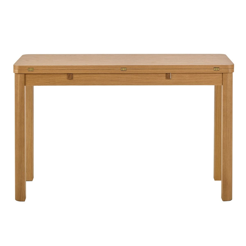 Simcoe Wooden Extending Dining Table In Matt Oak