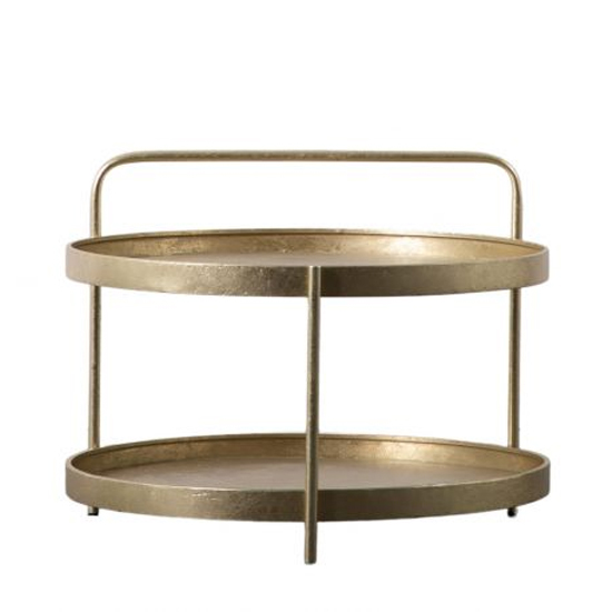 Sinner Round Metal Coffee Table In Gold_1