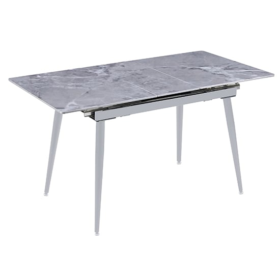 Read more about Sion sintered ceramic stone extending dining table in grey effect