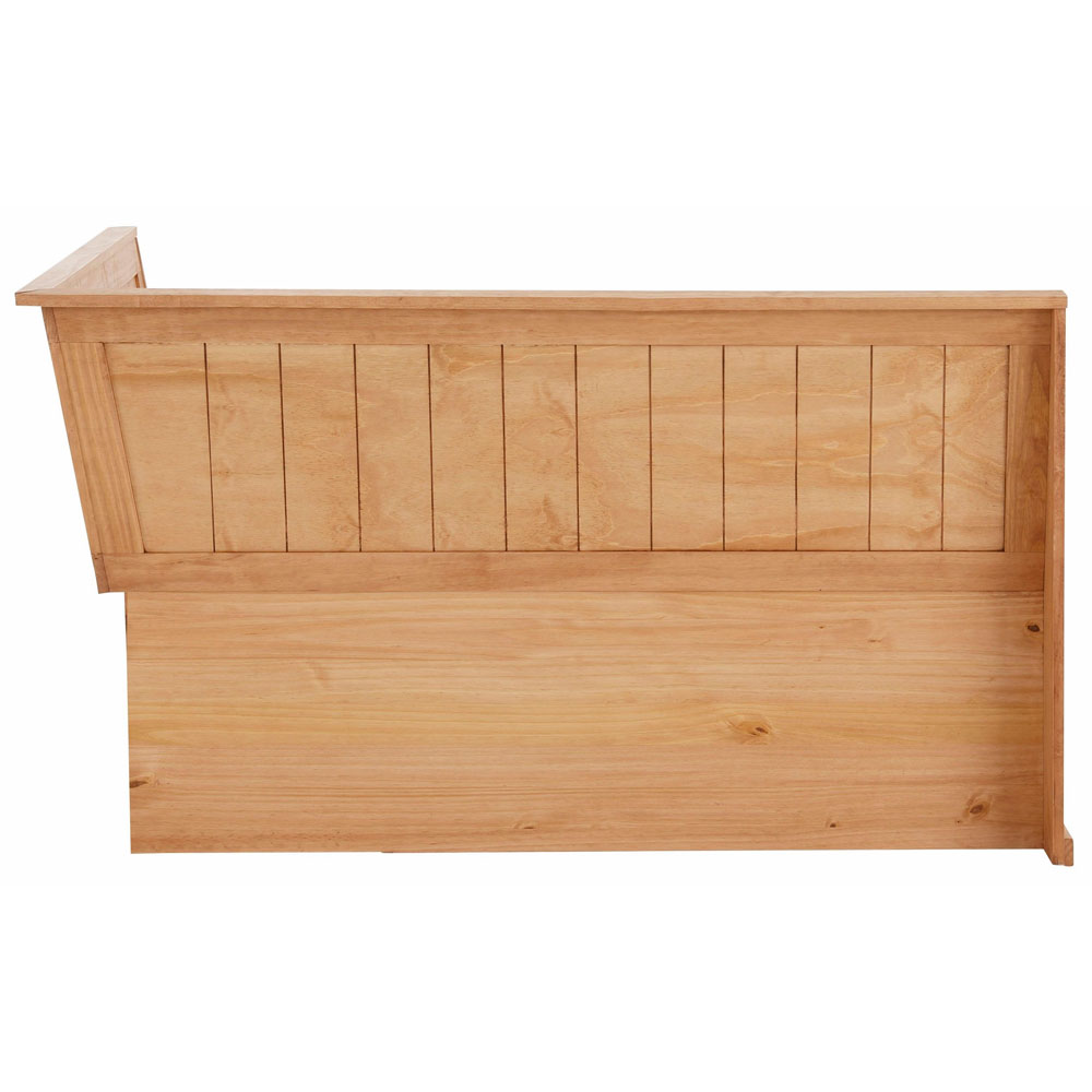 Sireon Small Wooden Corner Dining Bench in Natural