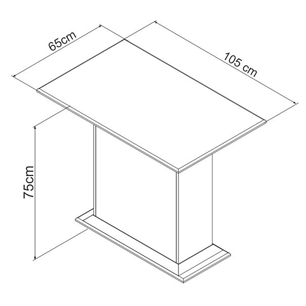 Sireon Wooden Dining Table in Natural