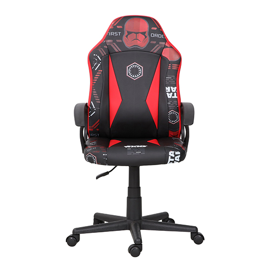 Sith Trooper Faux Leather Childrens Gaming Chair In Black_8
