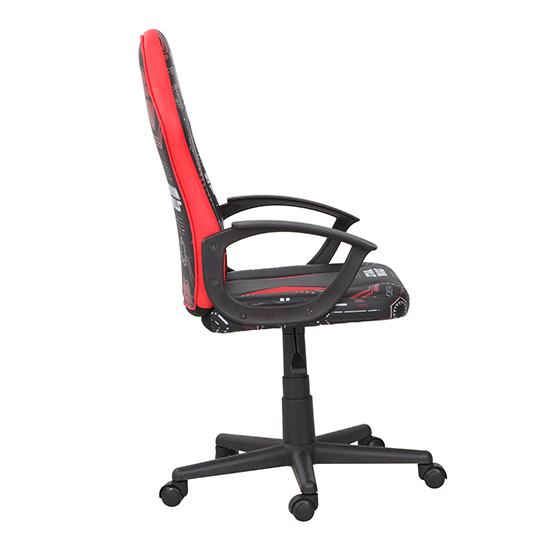 Sith Trooper Faux Leather Childrens Gaming Chair In Black_9