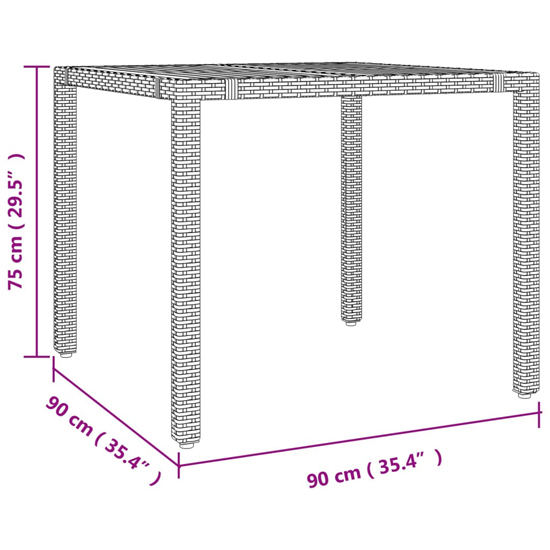 Sitka Rattan 5 Piece Garden Dining Set With Footrests In Black