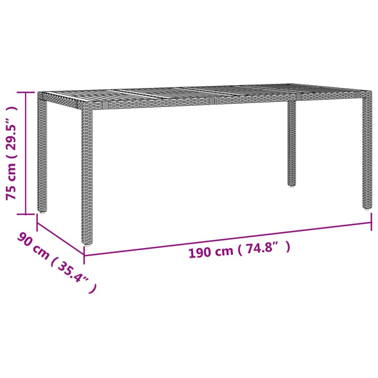 Sitka Poly Rattan 9 Piece Garden Dining Set In Grey