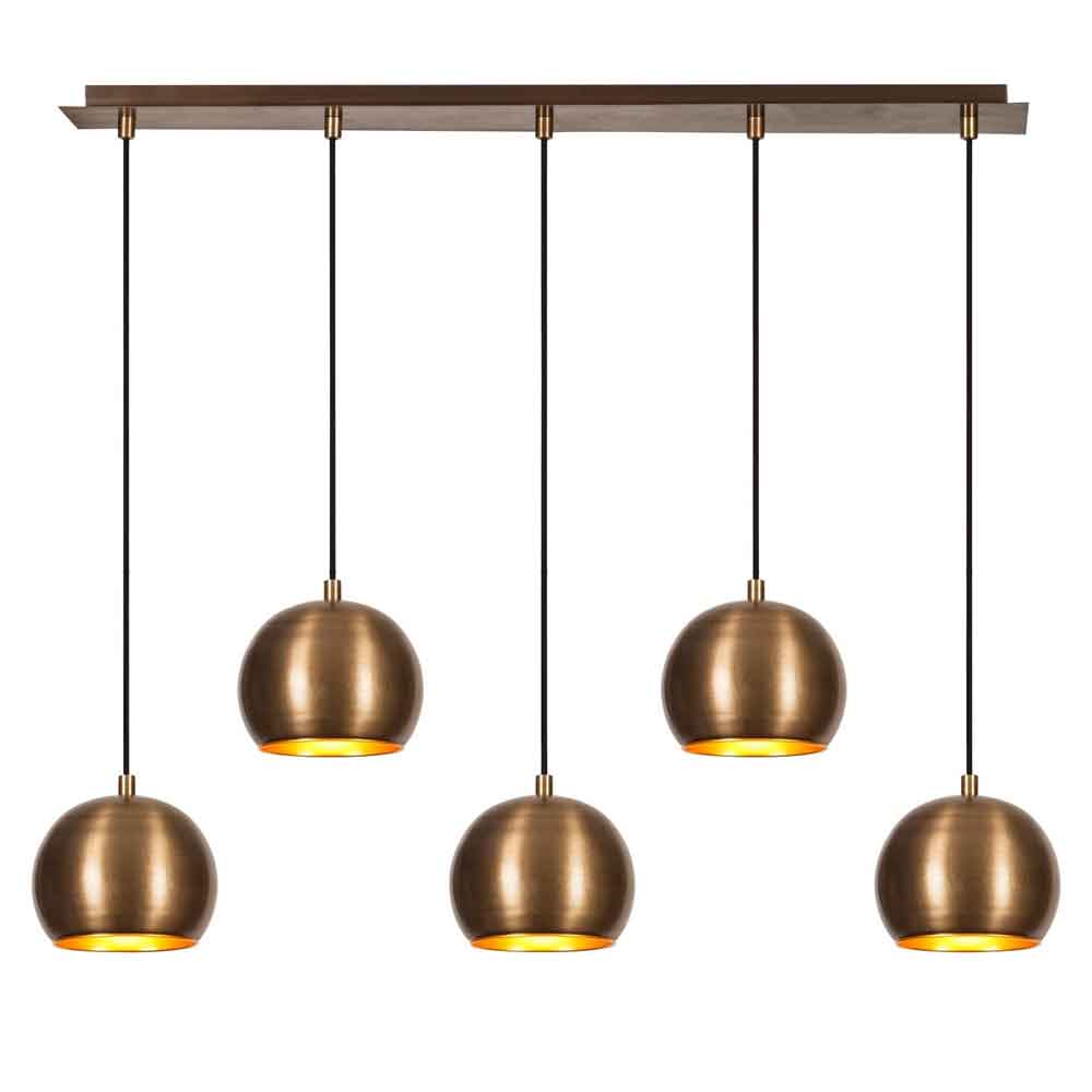 Sivani 5 Light Metal Ceiling Pendant Light in Vintage