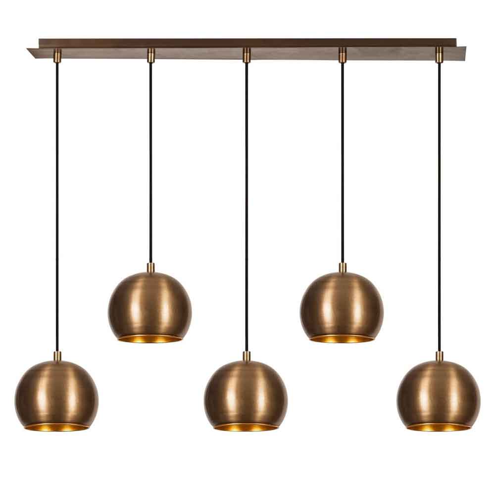 Sivani 5 Light Metal Ceiling Pendant Light in Vintage