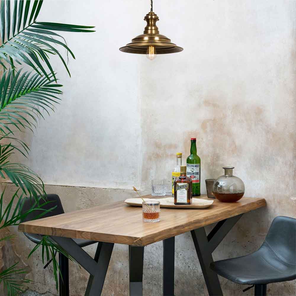 Sivani Drum Metal Ceiling Pendant Light in Vintage