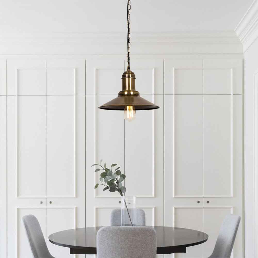 Sivani Goblet Metal Ceiling Pendant Light in Vintage