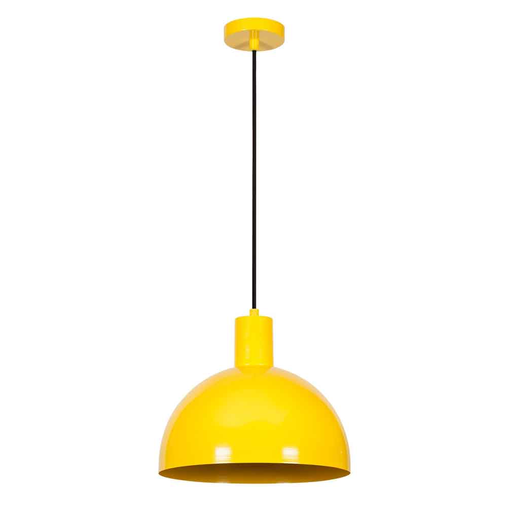 Sivani Metal Ceiling Pendant Light in Yellow