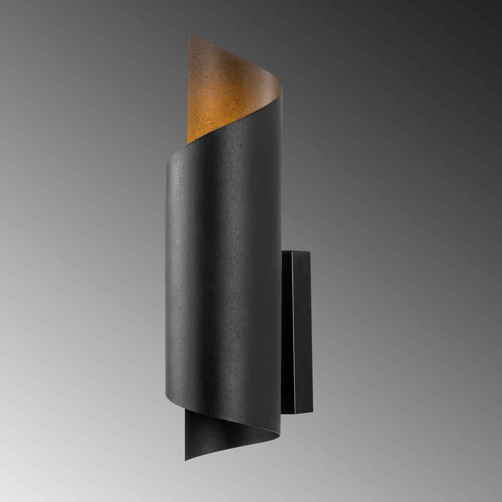 Sivani Metal Wall Lamp in Black