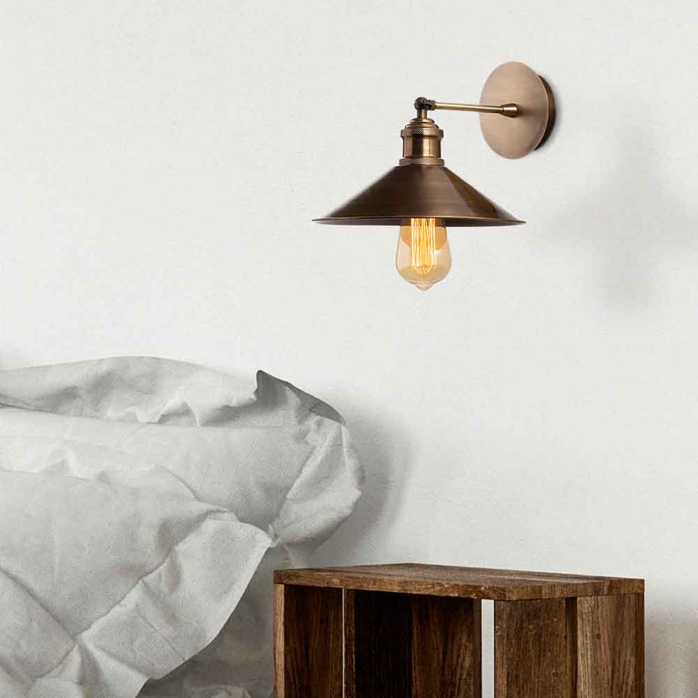 Sivani Metal Wall Lamp in Vintage
