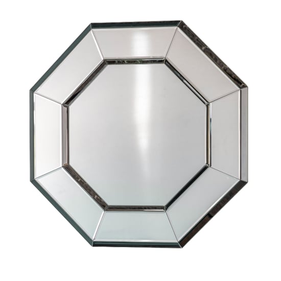 Skagway Octagon Wall Mirror In Silver