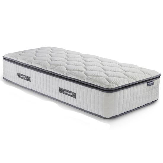 Product photograph of Sleepsoul Bliss Memory Foam Small Double Mattress In White from Furniture in Fashion