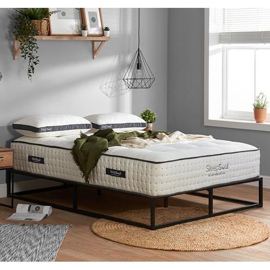 Product photograph of Sleepsoul Harmony Memory Foam Small Double Mattress In White from Furniture in Fashion