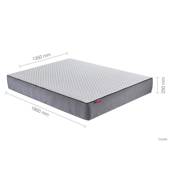 SleepSoul Paradise Coolgel Double Mattress In White_6