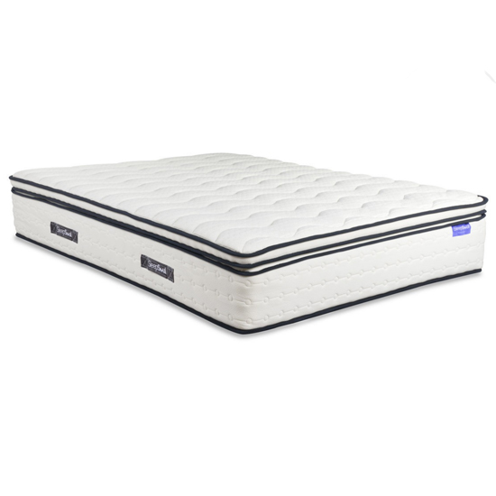 Product photograph of Sleepsoul Space Pocket Sprung Double Mattress In White from Furniture in Fashion