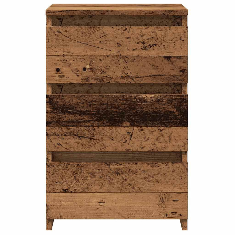Smyrna Wooden Chest Of 3 Drawers - Brown