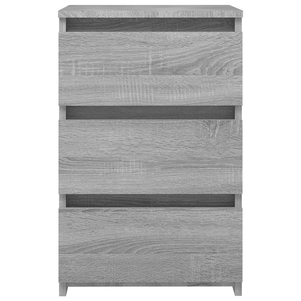 Smyrna Wooden Chest Of 3 Drawers - Grey Sonoma