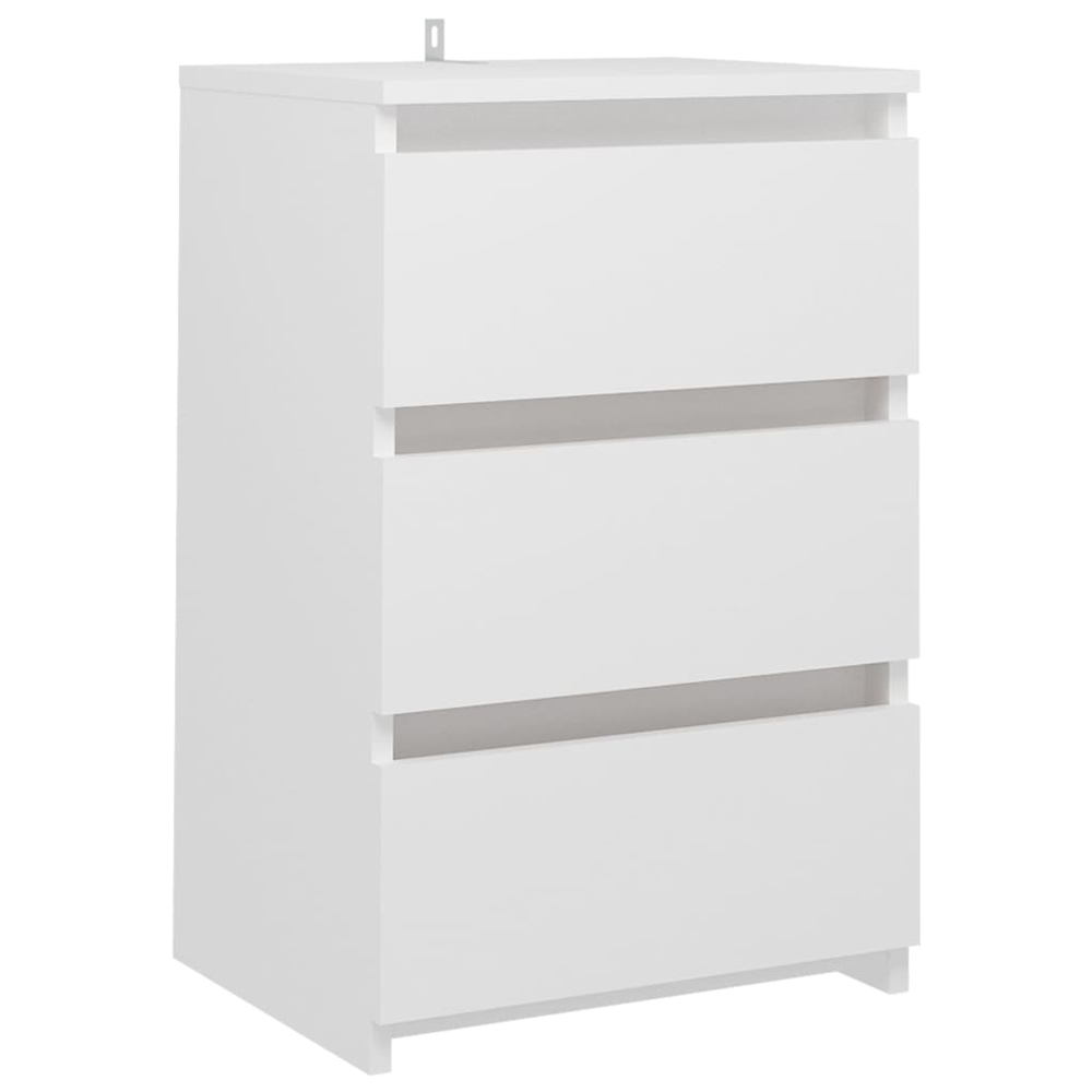 Smyrna Wooden Chest Of 3 Drawers - White