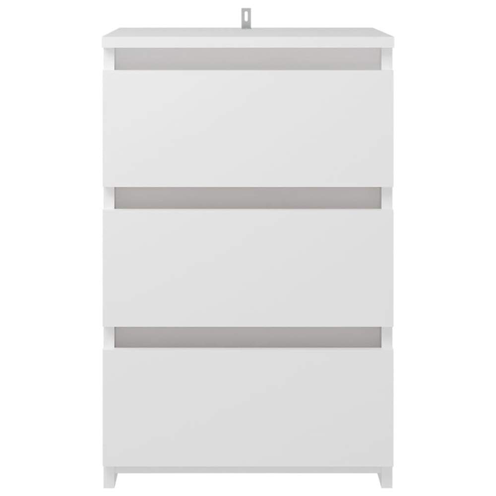 Smyrna Wooden Chest Of 3 Drawers - White