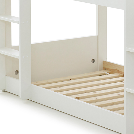 Snowdon Wooden 3-Tier Single Bunk Bed In White_9