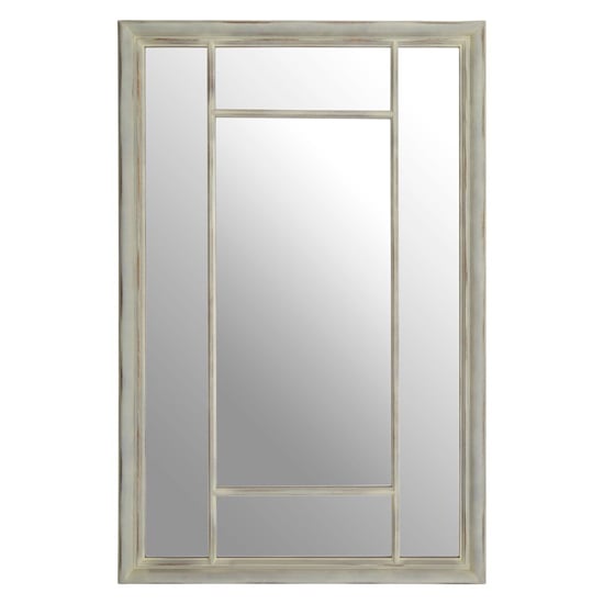 Sofia Rectangular Wall Bedroom Mirror In Chinese Oak Frame_2