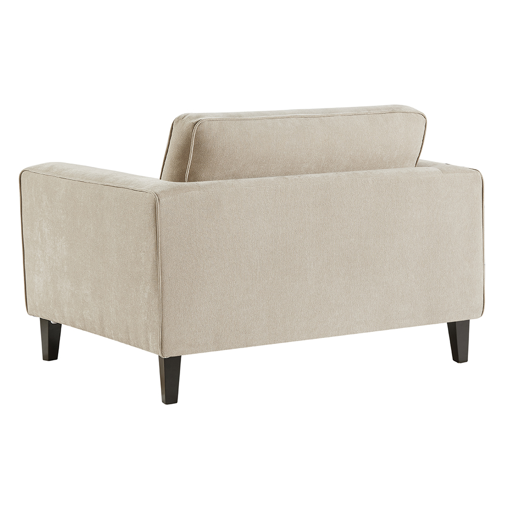 Soho Fabric 1 Seater Sofa In Stone