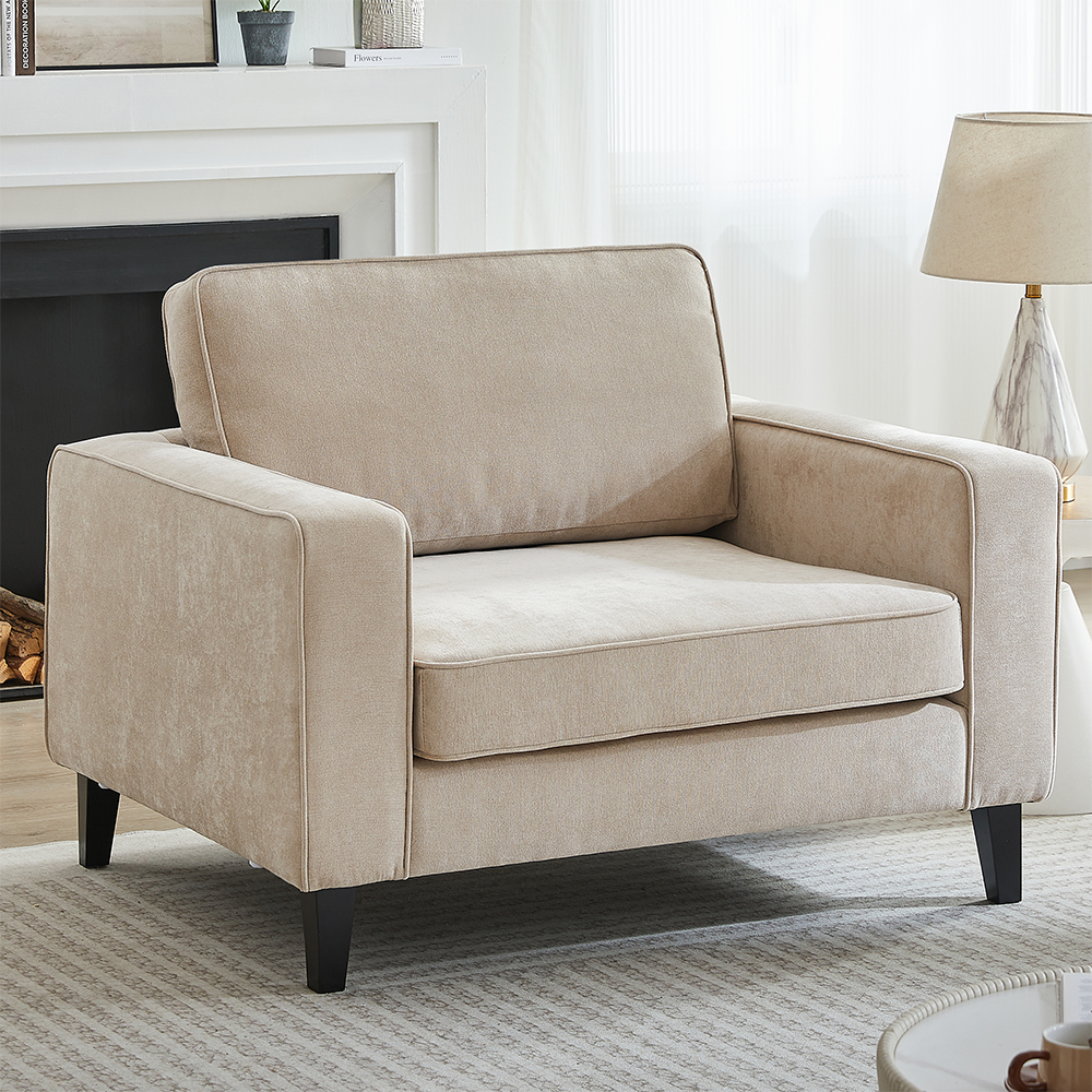 Soho Fabric 3+2+1 Seater Sofa Set In Stone