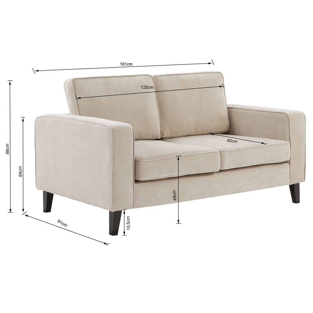 Soho Fabric 3+2+1 Seater Sofa Set In Stone