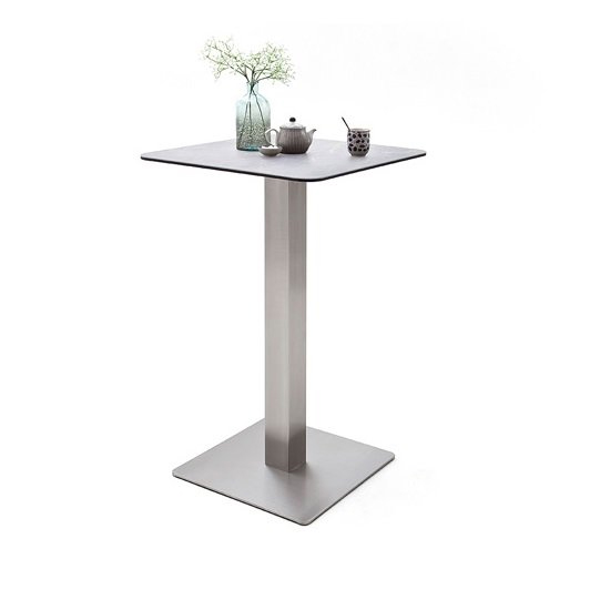 Soho Glass Bar Table With 2 Giulia Ice Grey Stools_2