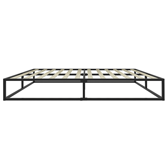Soho Metal Platform Double Bed In Black Furniture in Fashion