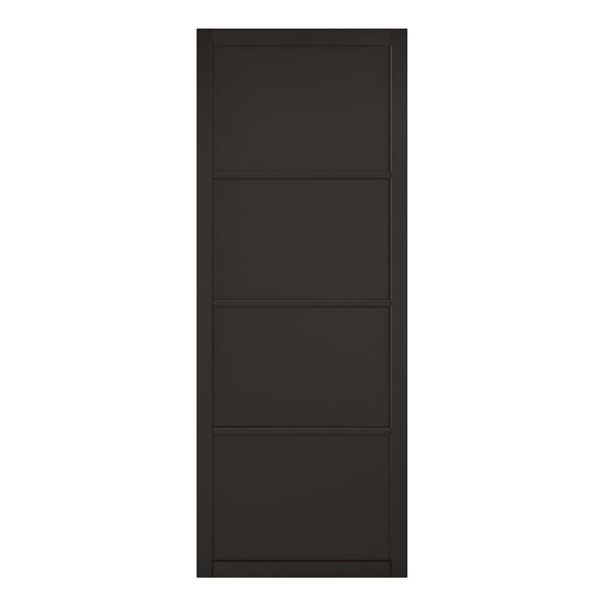 Product photograph of Soho Solid 1981mm X 762mm Internal Door In Black from Furniture in Fashion