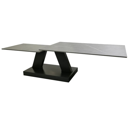 Photo of Sokode ceramic coffee table in matt grey