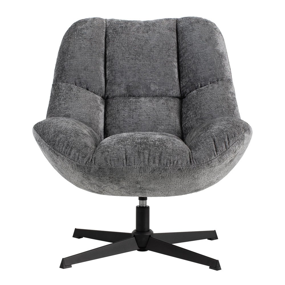 Solaro Fabric Accent Chair in Grey