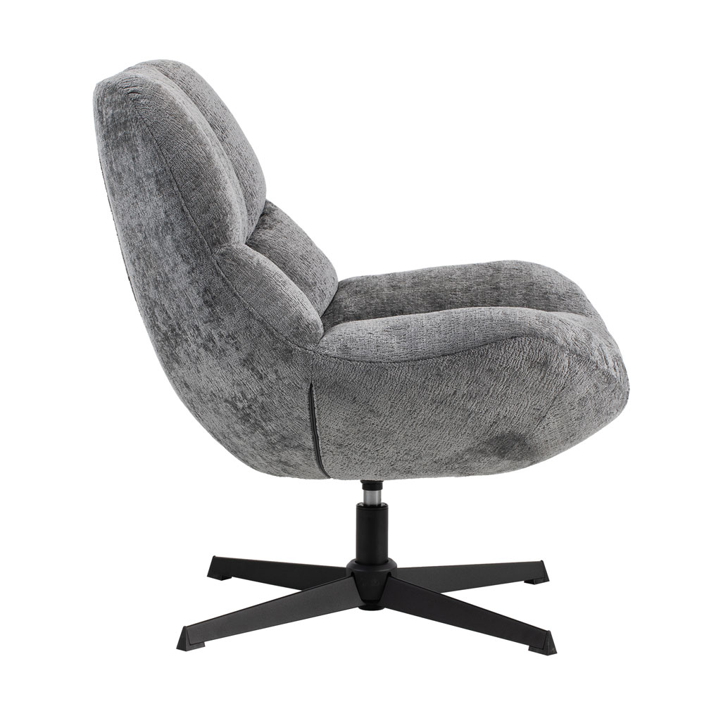 Solaro Fabric Accent Chair in Grey